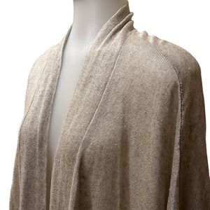 EILEEN FISHER 100% Linen Shrug Sweater~Lt  Tan~L